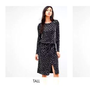 ASOS midi sequence dress